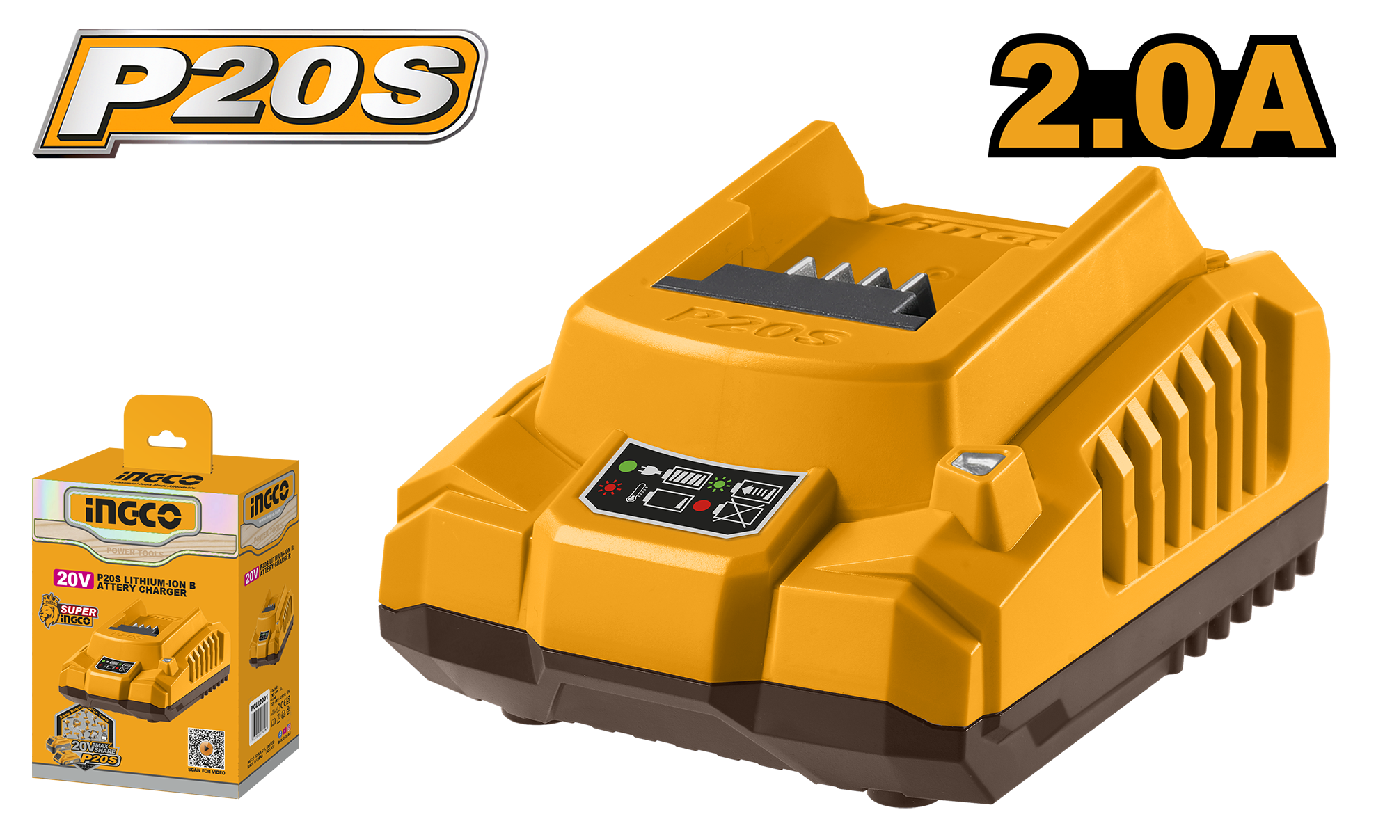INGCO 20V 2AH CHARGER