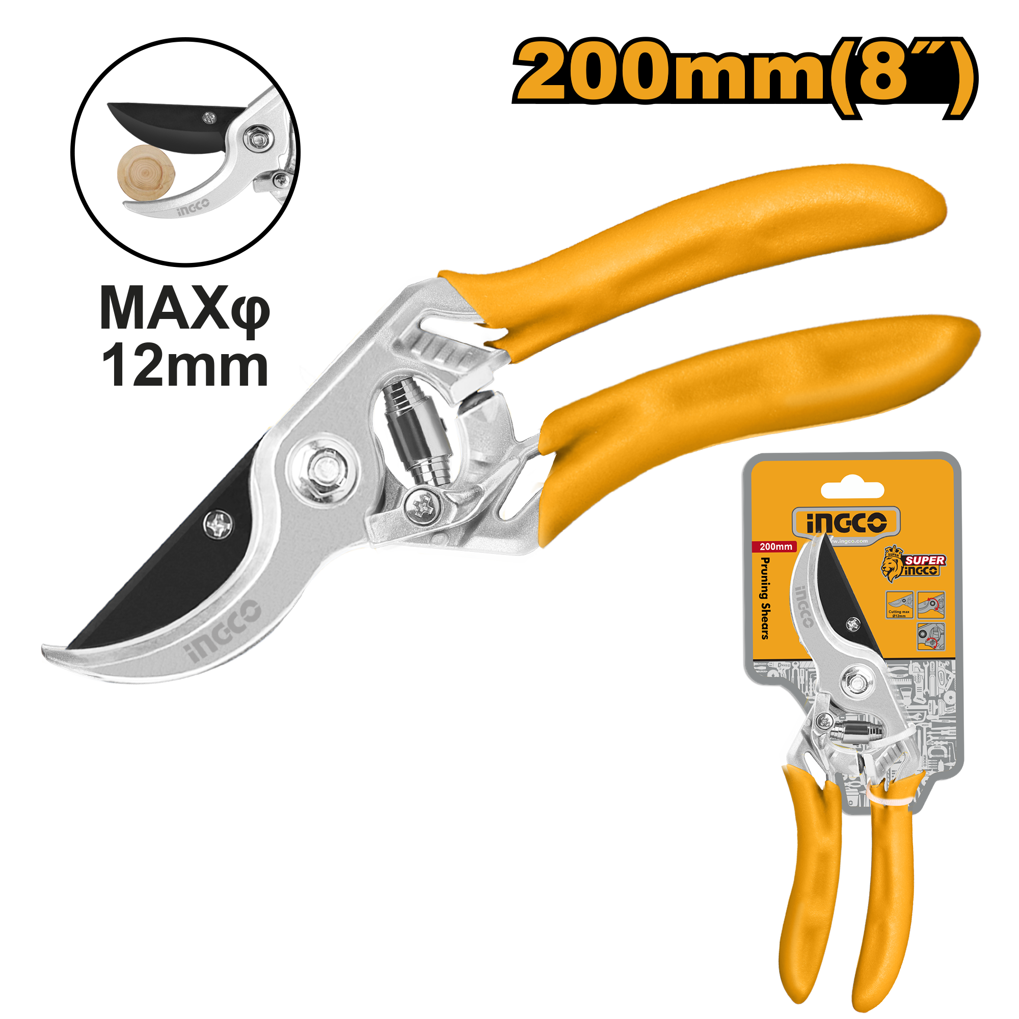 INGCO SHEAR PRUNING 200MM