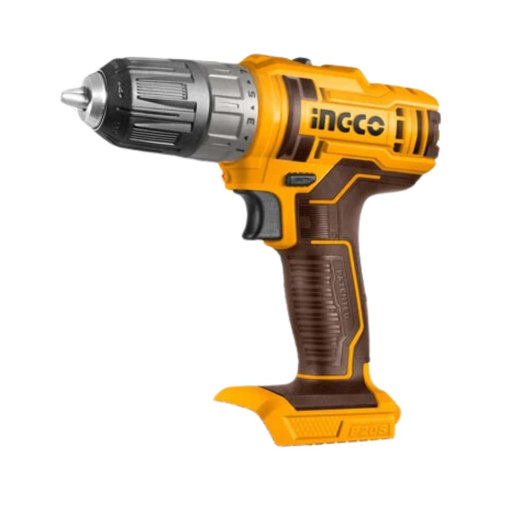 Ingco - Cordless Drill - 45Nm Torque - 20V