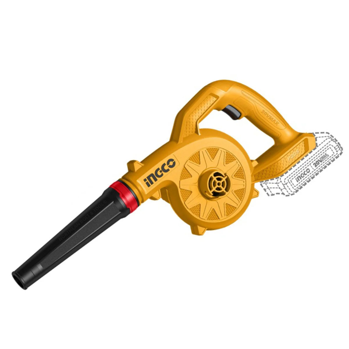 Ingco Cordless Blower 20V - Tool Only