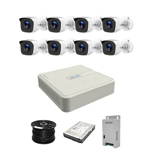HI LOOK 8 CHANNEL DVR CAMERA SET