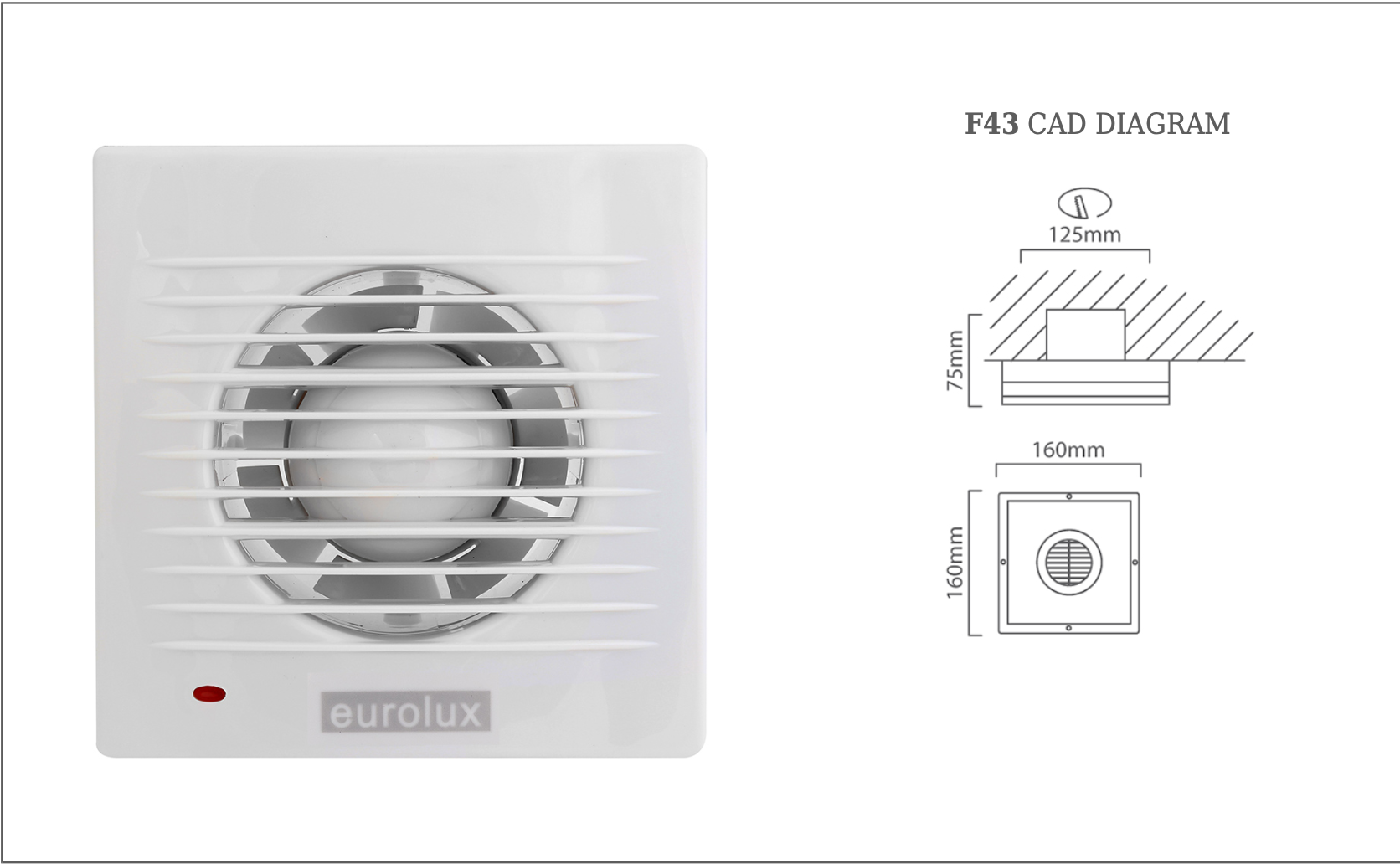 EUROLUX 100MM EXTRACTOR FAN