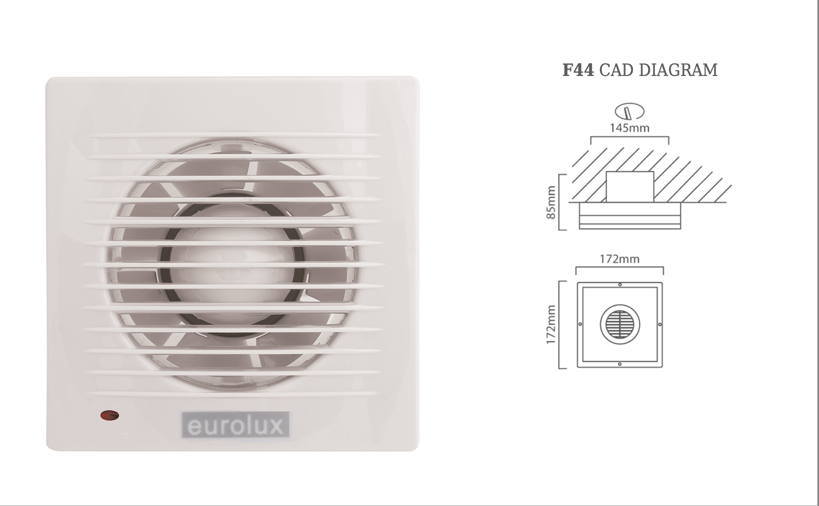 EUROLUX 120MM EXTRACTOR FAN