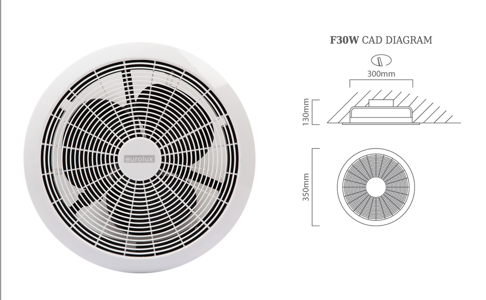 EUROLUX 250MM EXTRACTOR FAN