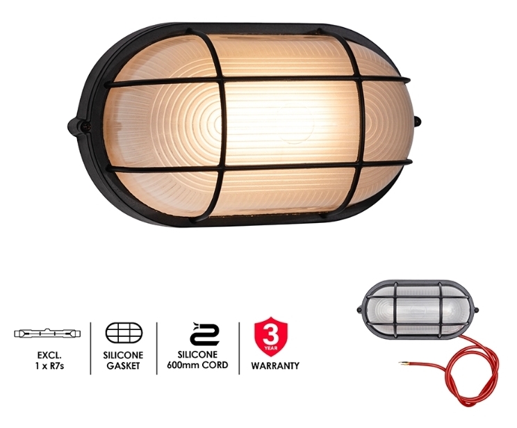 BRAAI LIGHT OVAL BULKHEAD