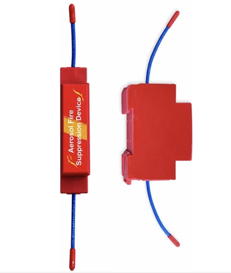 AEROSOL FIRE EXTINGUISHING BREAKER DIN-RAIL