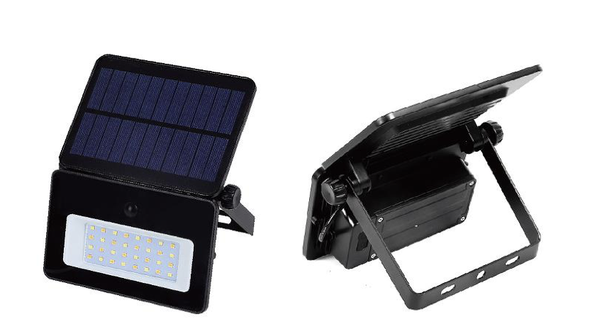 16W SOLAR LED FLOODLIGHT - CCT - PIR MOTION SENSING